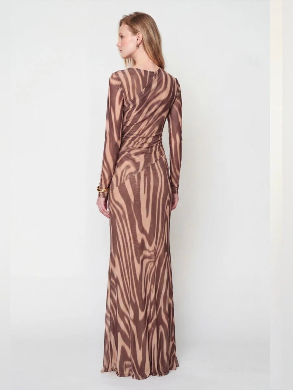 Suboo Sable Long Sleeve Flared Maxi Dress - Picture 4 of 12